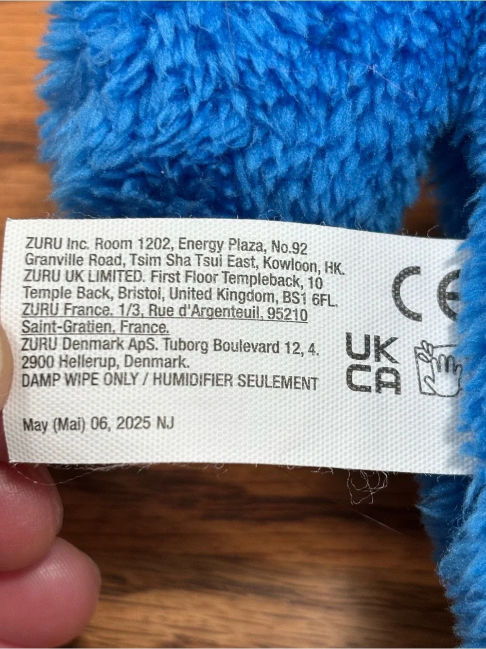 Fuggler Chaos Crew Blue Stinkface Plush Button Eyes Teeth 9